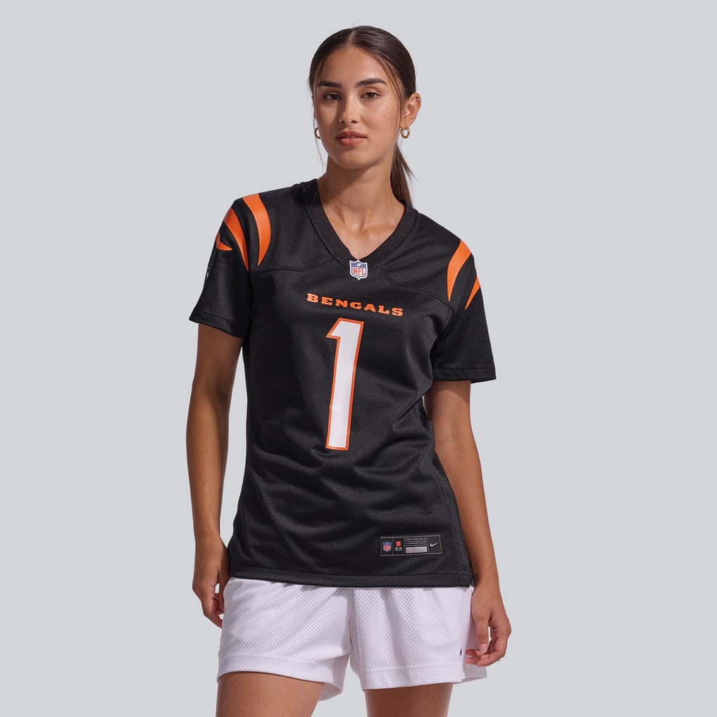 Women's Cincinnati Bengals Ja'Marr Chase Nike Black Game Jersey - Image 3