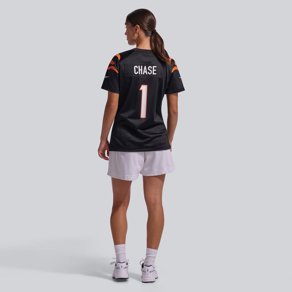 Women's Cincinnati Bengals Ja'Marr Chase Nike Black Game Jersey - Image 6