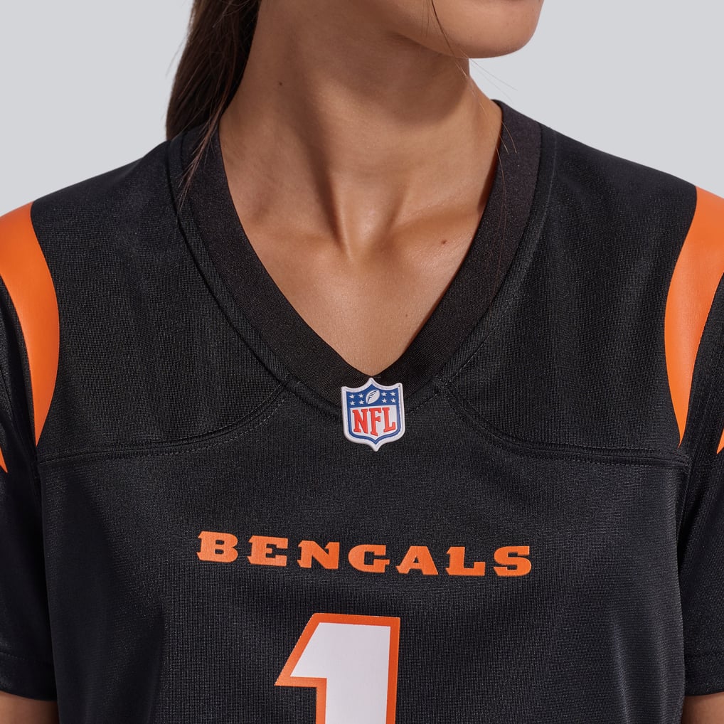 Women's Cincinnati Bengals Ja'Marr Chase Nike Black Game Jersey - Image 9