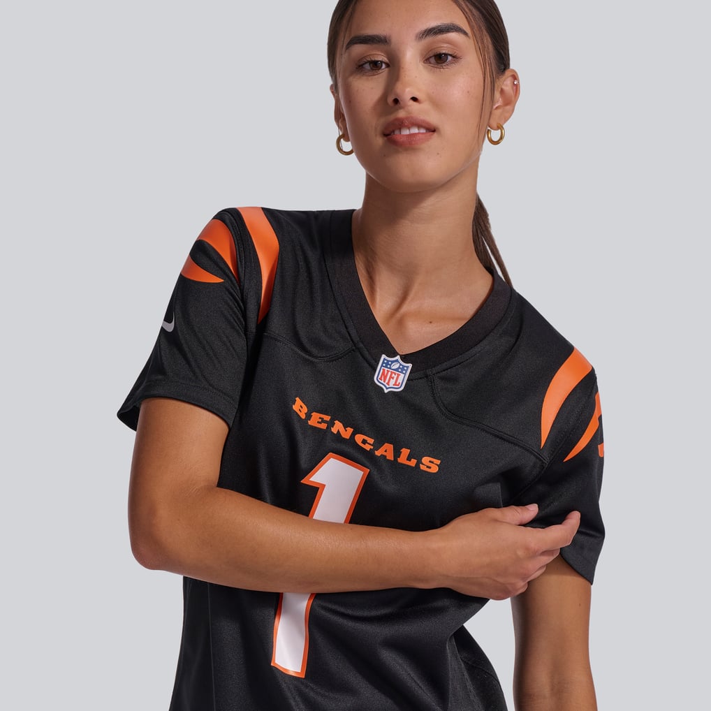 Women's Cincinnati Bengals Ja'Marr Chase Nike Black Game Jersey - Image 10