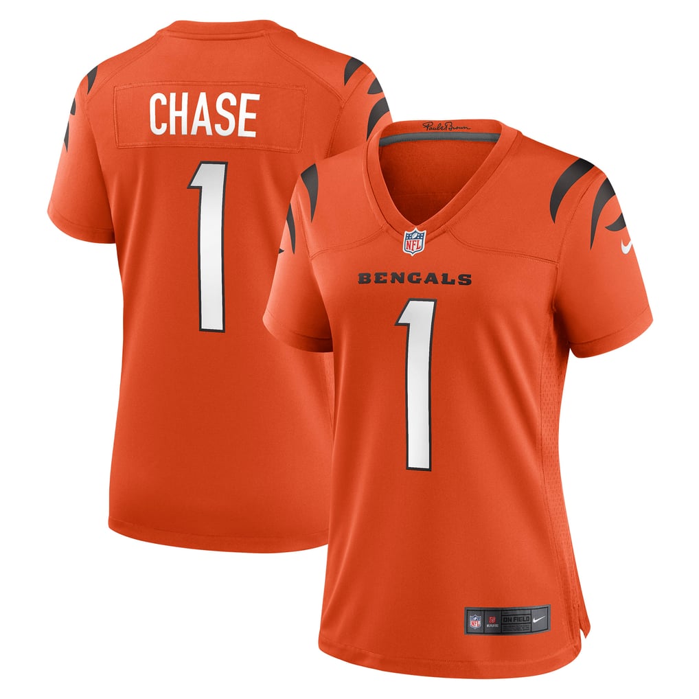 Women's Cincinnati Bengals Ja'Marr Chase Nike Orange Alternate Game Jersey - Image 1