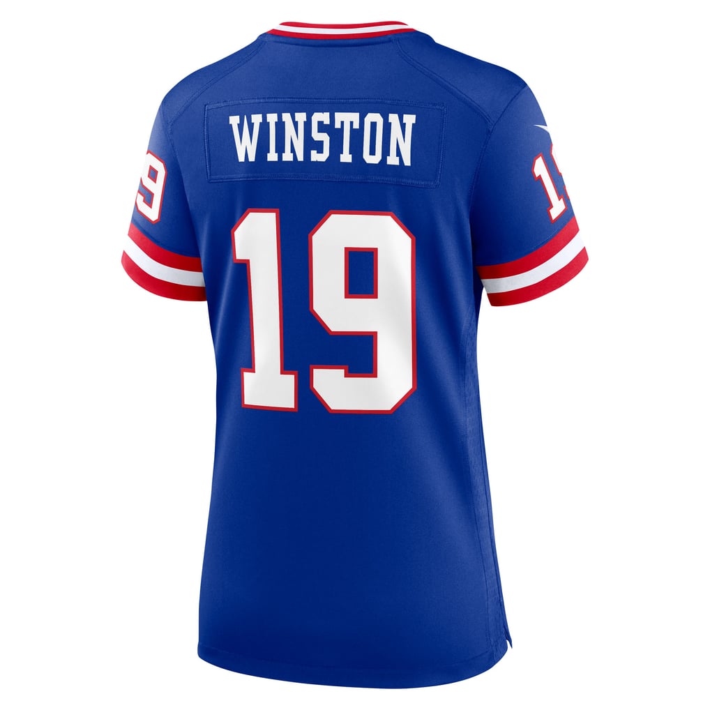 Women's New York Giants Jameis Winston Nike Royal Game Jersey - Image 4