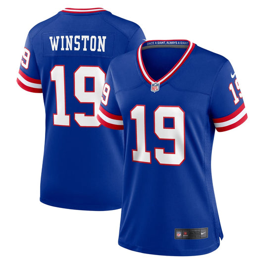 Women's New York Giants Jameis Winston Nike Royal Game Jersey - Image 1