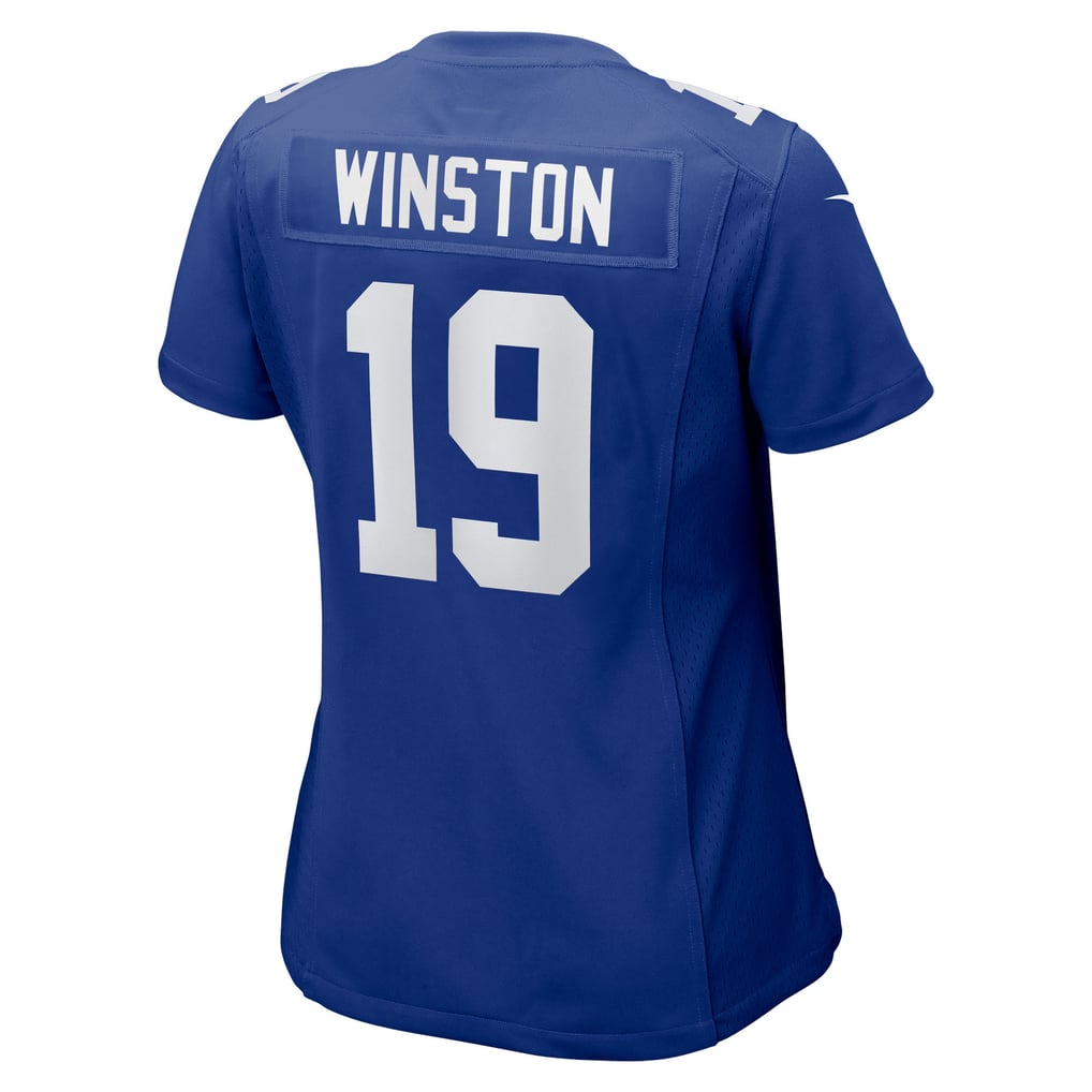 Women's New York Giants Jameis Winston Nike  Royal Team Game Jersey - Image 4