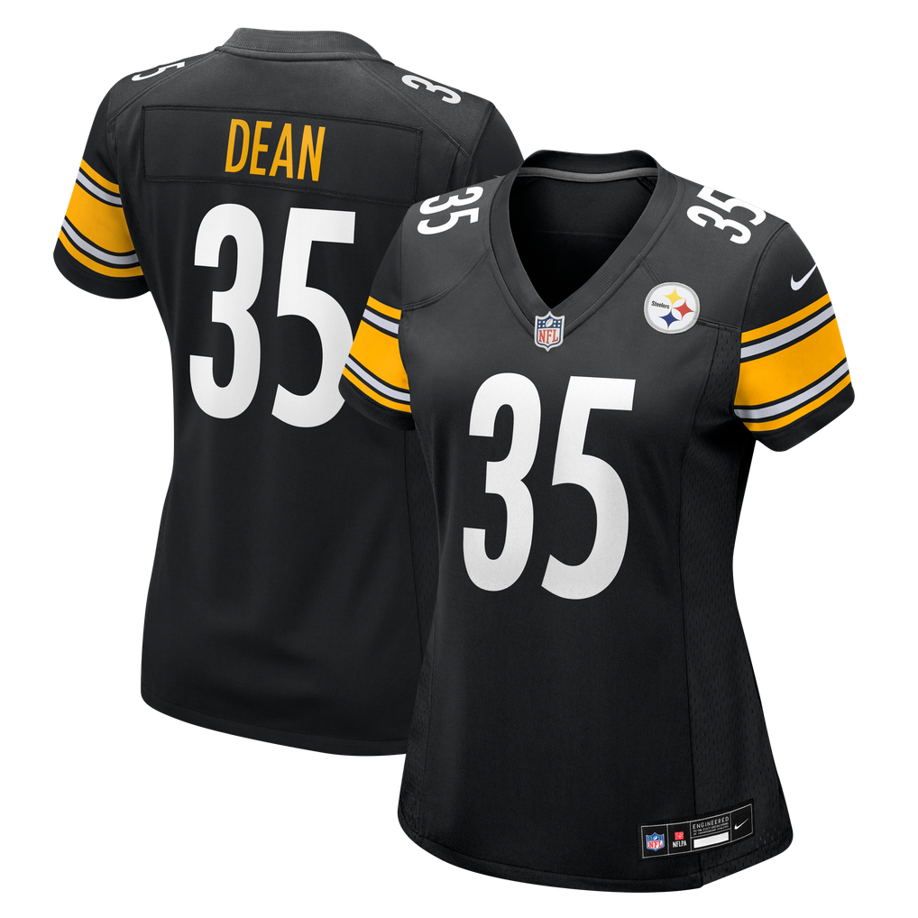 Women's Pittsburgh Steelers Jamel Dean Nike  Black Team Game Jersey - Image 2