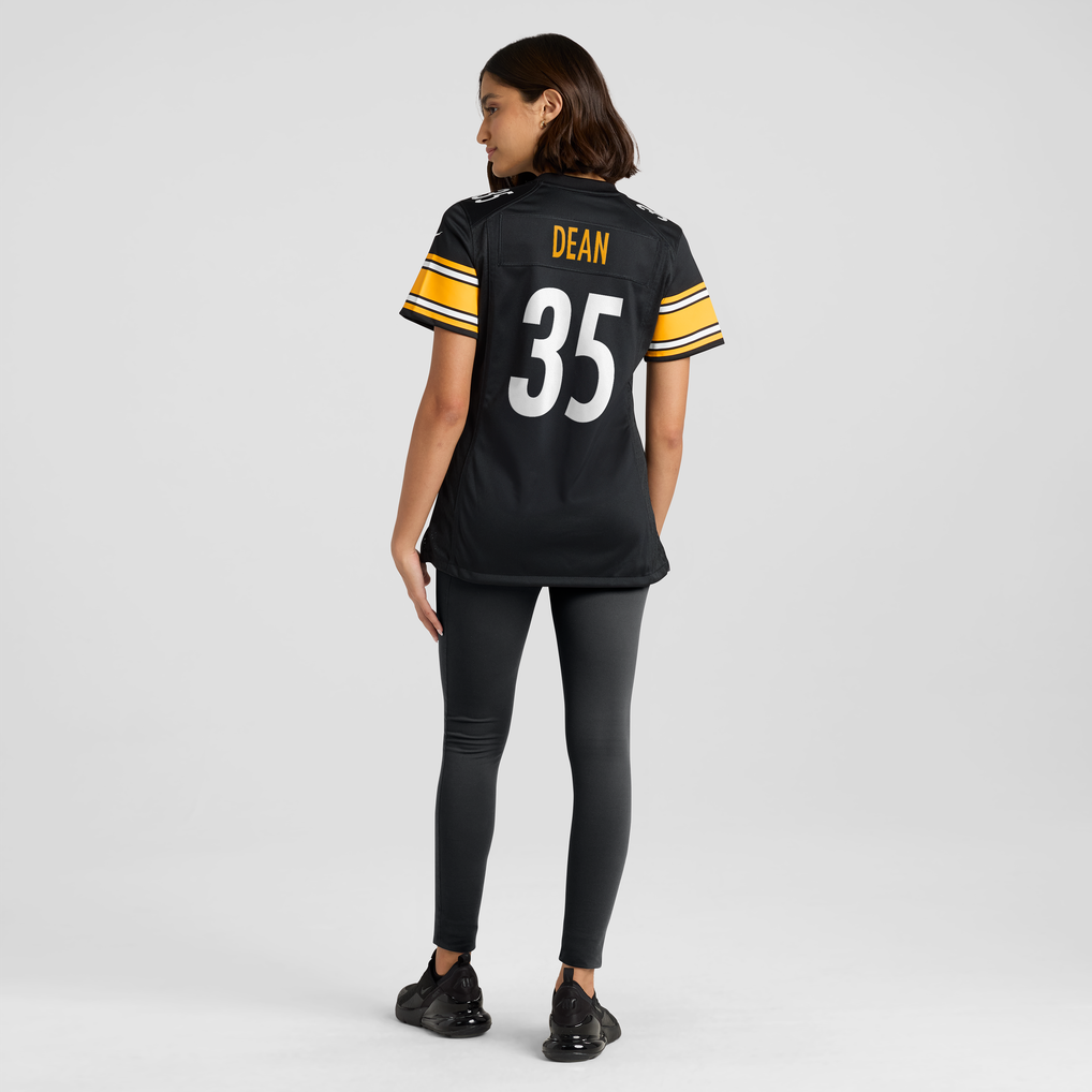 Women's Pittsburgh Steelers Jamel Dean Nike  Black Team Game Jersey - Image 6