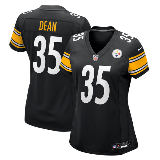 Women's Pittsburgh Steelers Jamel Dean Nike  Black Team Game Jersey - Image 1