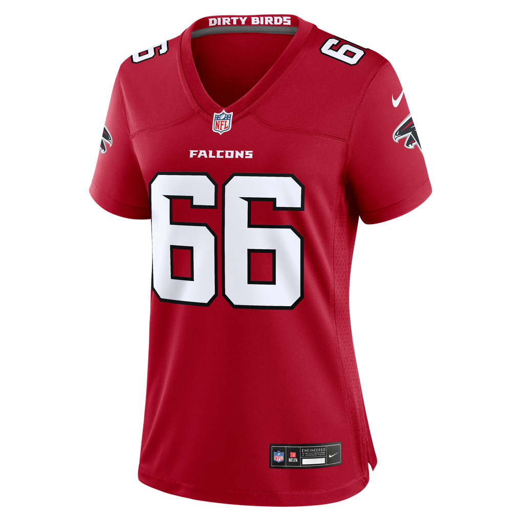Women's Atlanta Falcons James Brockermeyer Nike Red Team Game Jersey