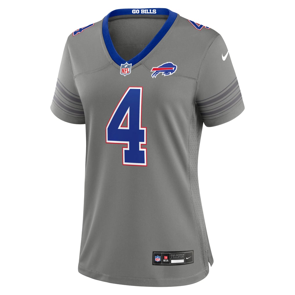 Women's Buffalo Bills James Cook III Nike Gray Nickel City Game Jersey - Image 3