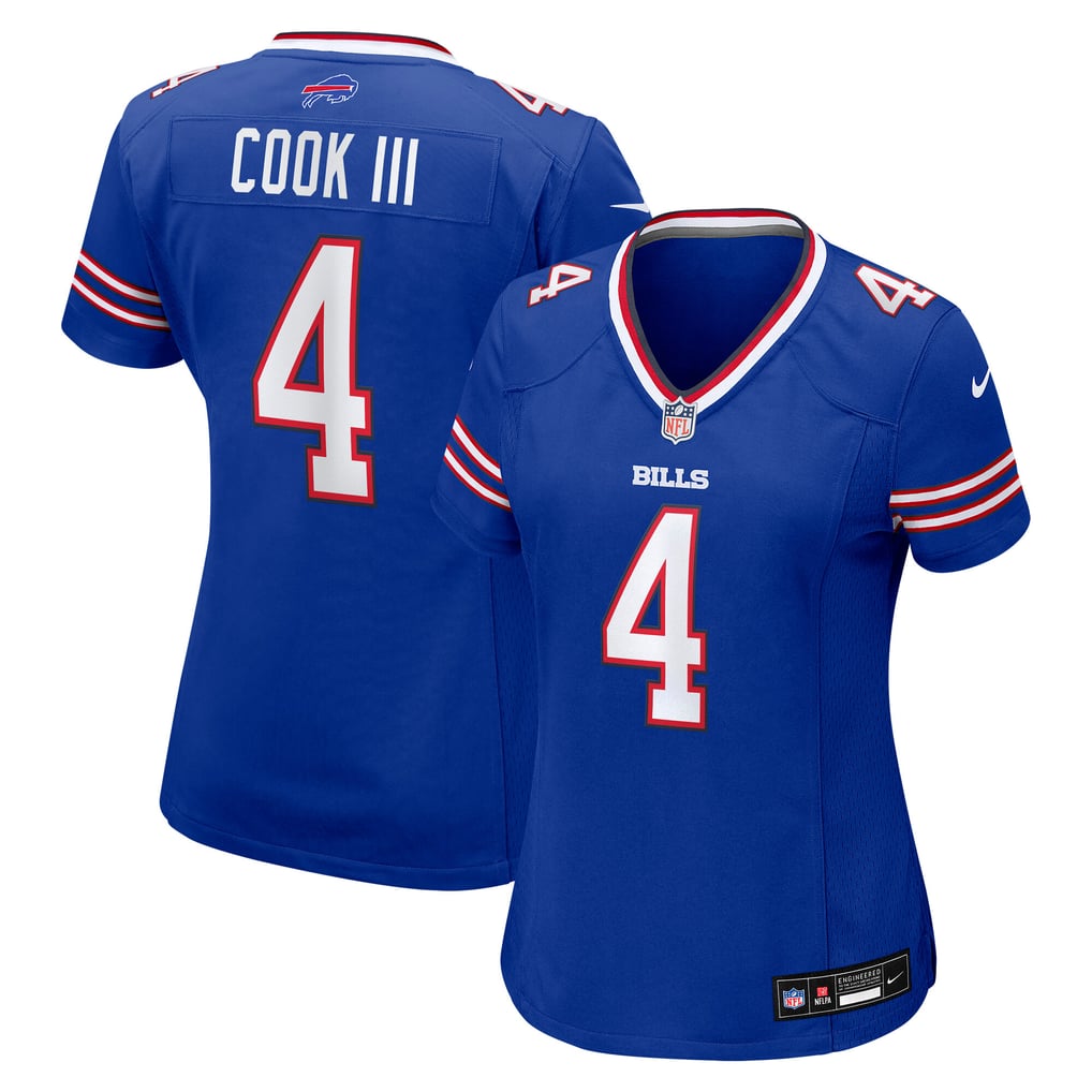 Women's Buffalo Bills James Cook III Nike Royal Team Game Jersey - Image 1