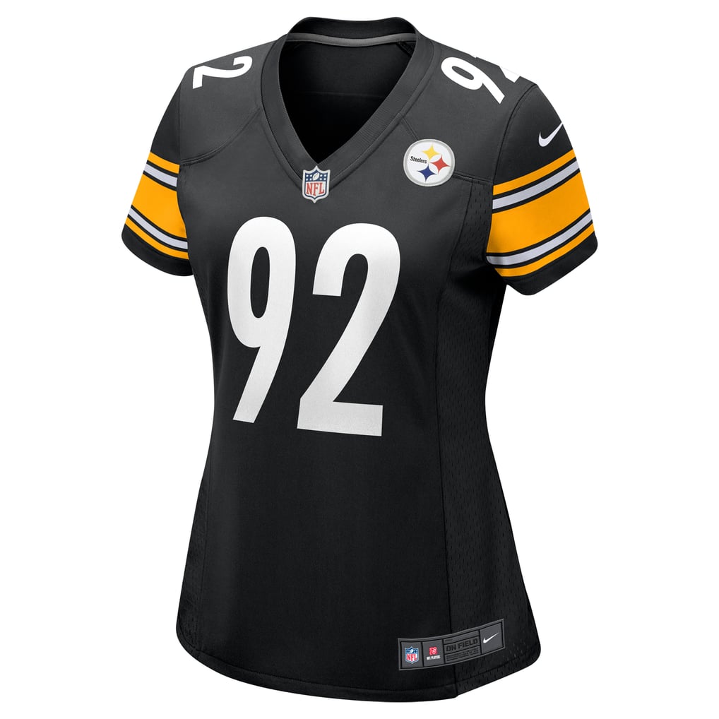 Women's Pittsburgh Steelers James Harrison Nike Black Retired Game Jersey - Image 3