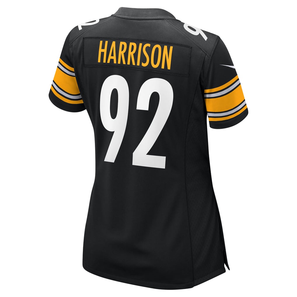 Women's Pittsburgh Steelers James Harrison Nike Black Retired Game Jersey - Image 4