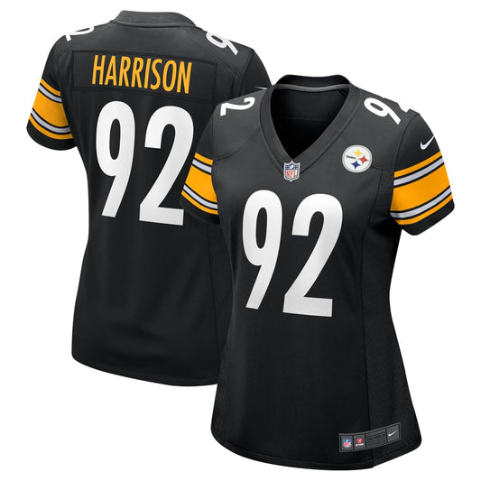 Women's Pittsburgh Steelers James Harrison Nike Black Retired Game Jersey - Image 1