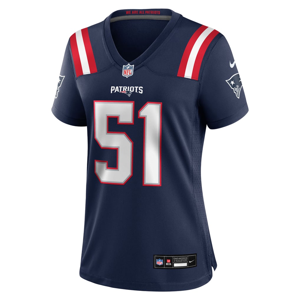 Women's New England Patriots James Hudson Nike Navy Team Game Jersey - Image 7