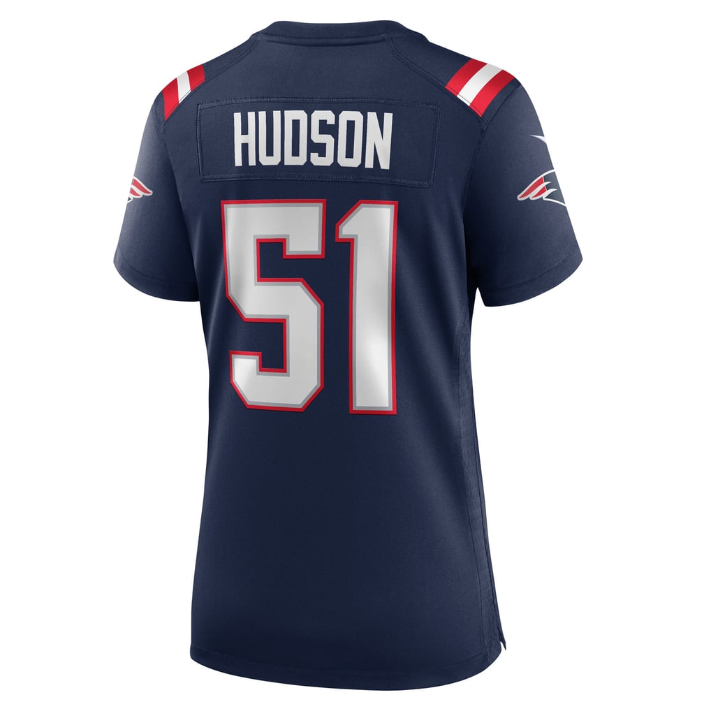 Women's New England Patriots James Hudson Nike Navy Team Game Jersey - Image 8