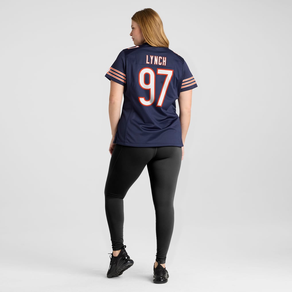 Women's Chicago Bears James Lynch Nike Navy Team Game Jersey - Image 8