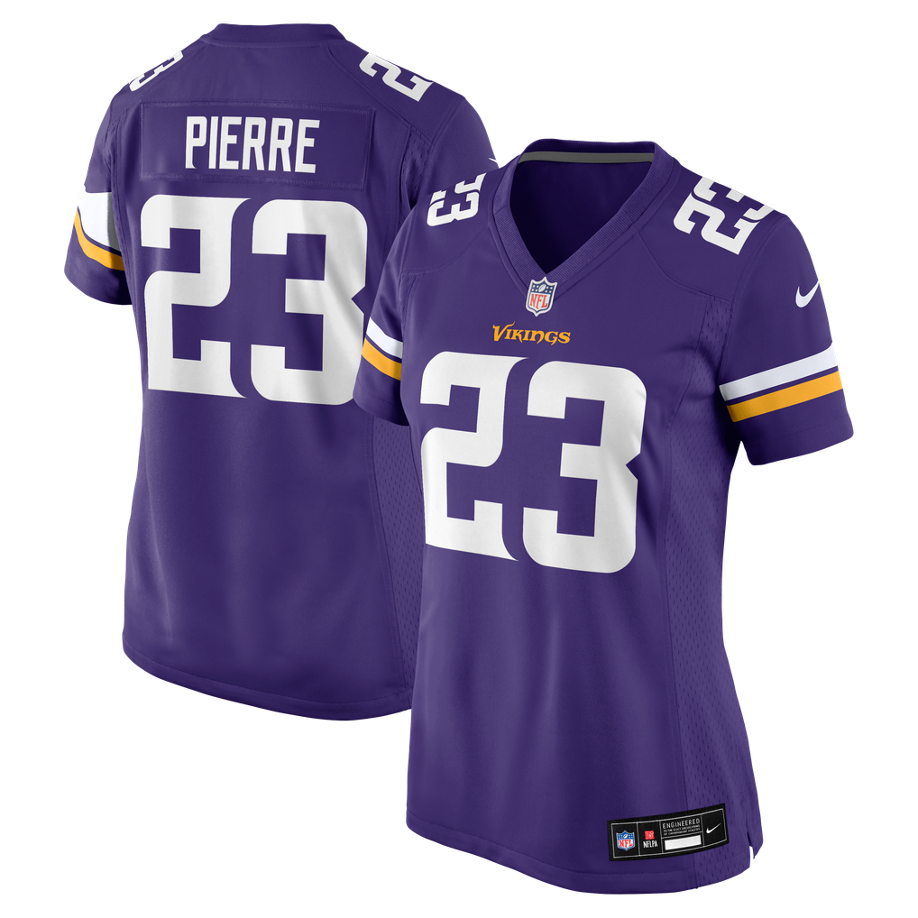 Women's Minnesota Vikings James Pierre Nike  Purple Team Game Jersey - Image 2