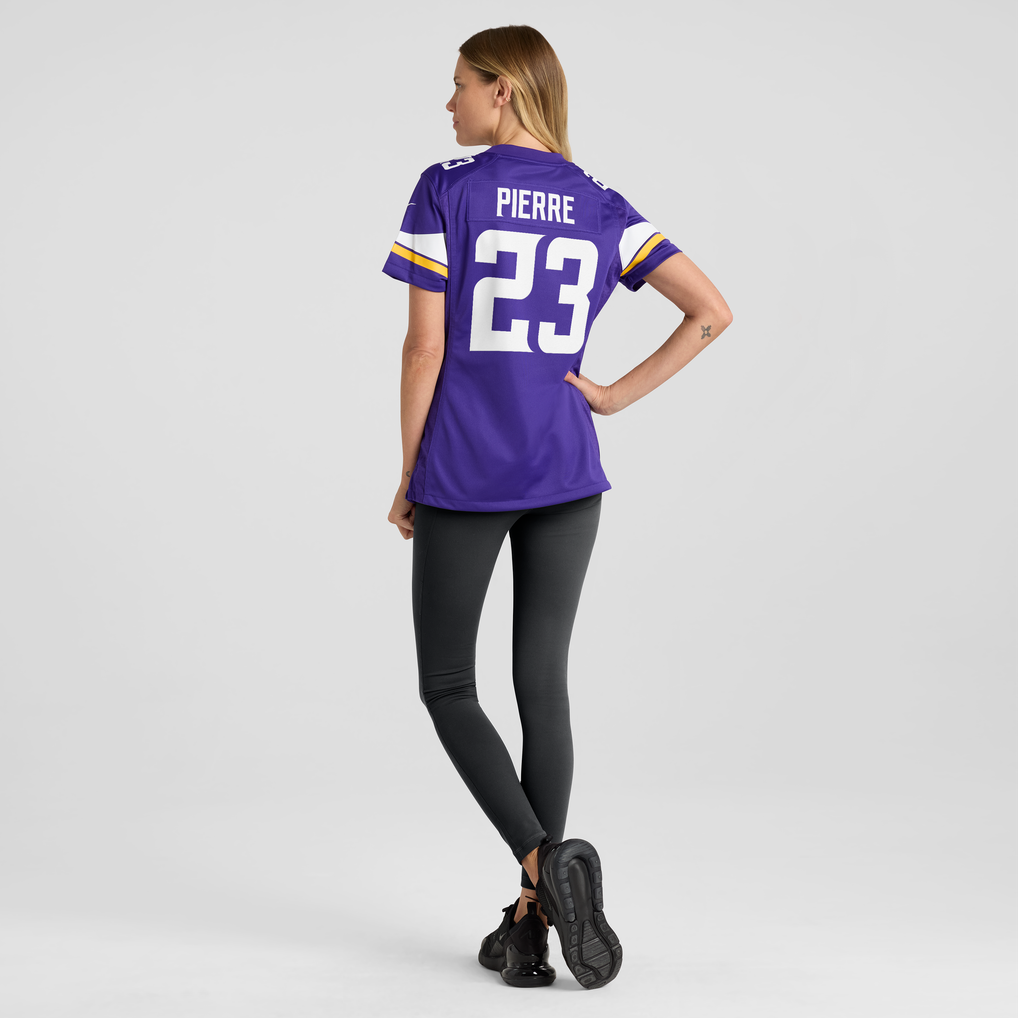 Women's Minnesota Vikings James Pierre Nike  Purple Team Game Jersey - Image 6