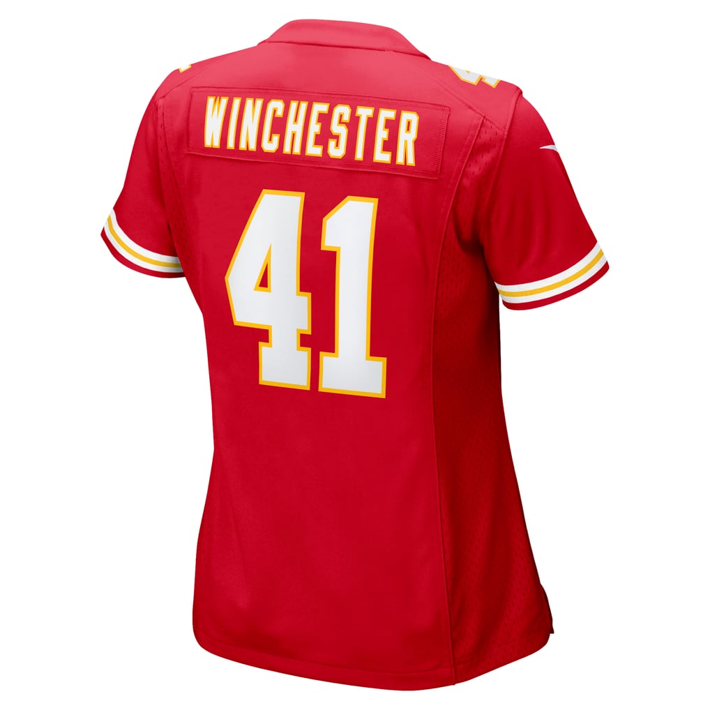 Women's Kansas City Chiefs James Winchester Nike Red Game Jersey - Image 4