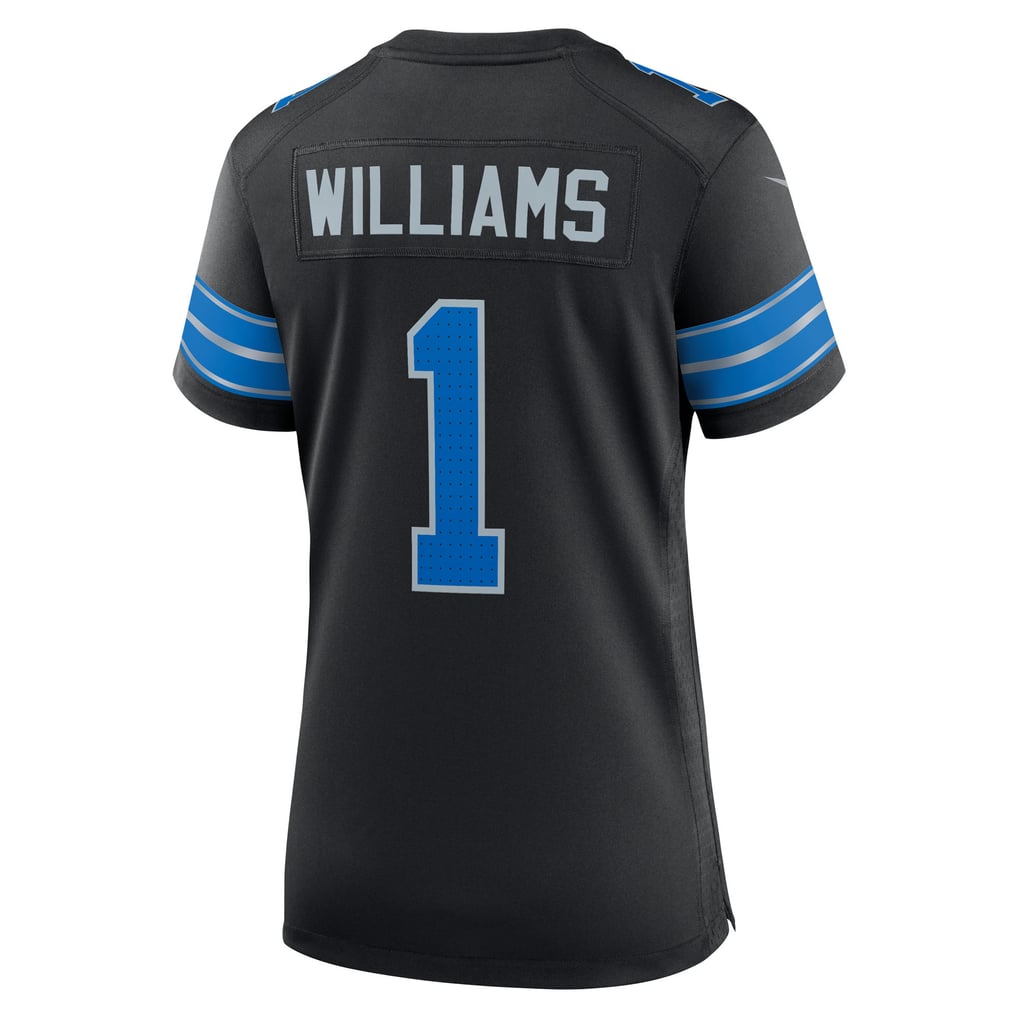 Women's Detroit Lions Jameson Williams Nike Black 2nd Alternate Game Player Jersey - Image 4