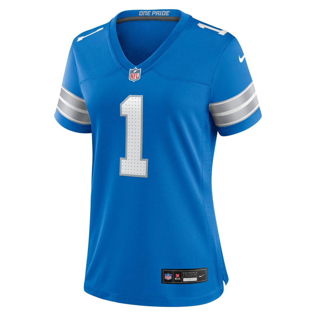 Women's Detroit Lions Jameson Williams Nike Blue Game Player Jersey - Image 3