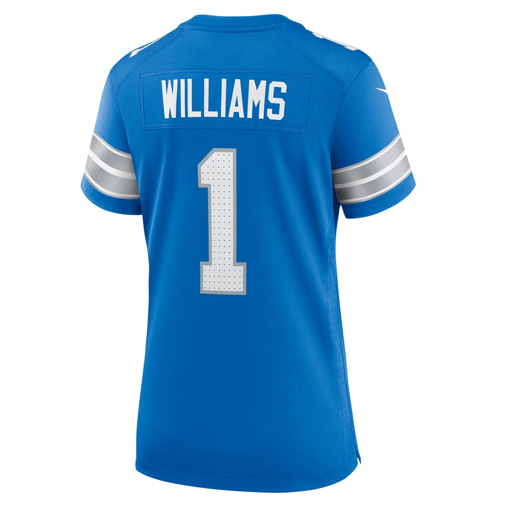 Women's Detroit Lions Jameson Williams Nike Blue Game Player Jersey - Image 4