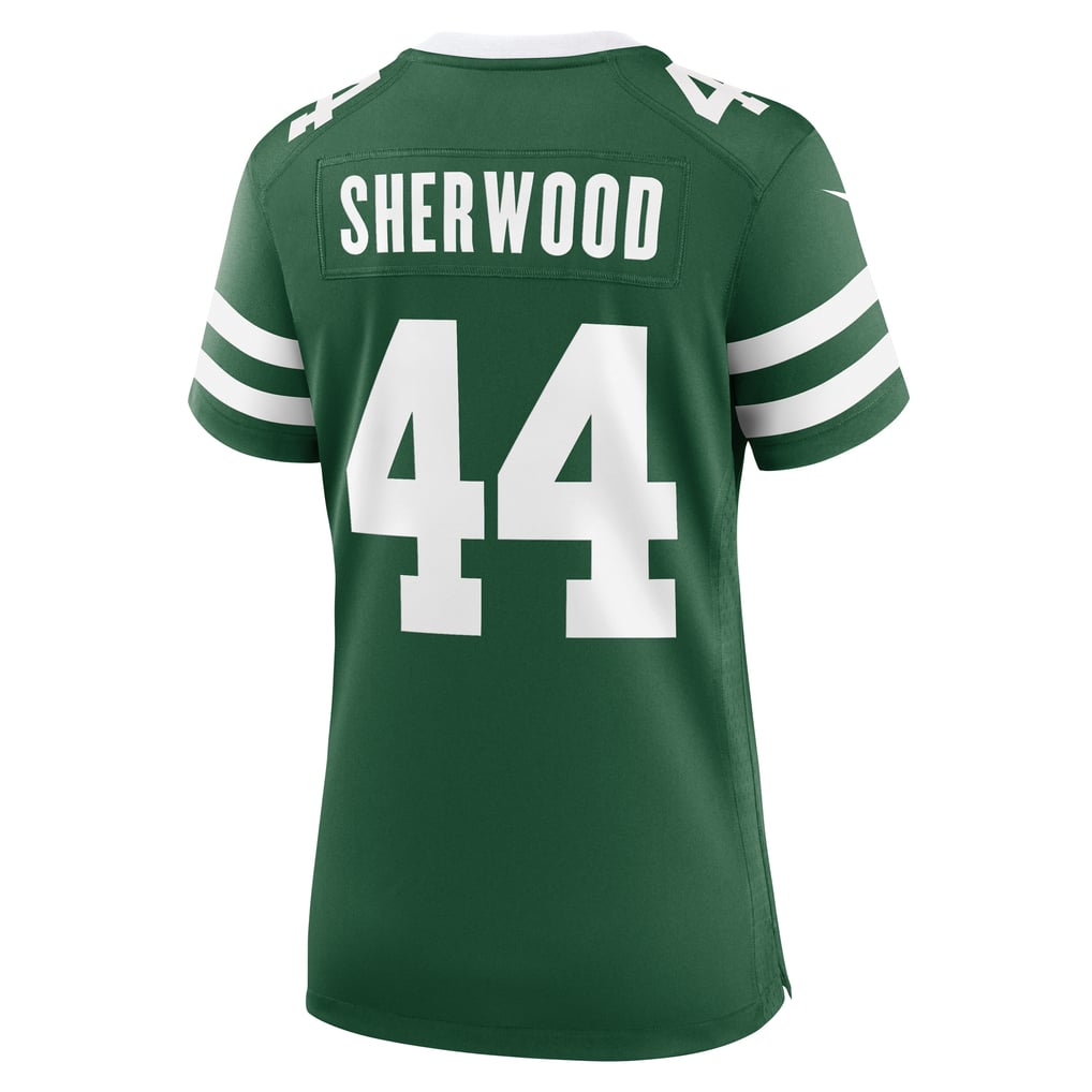 Women's New York Jets Jamien Sherwood Nike Legacy Green Game Jersey - Image 4
