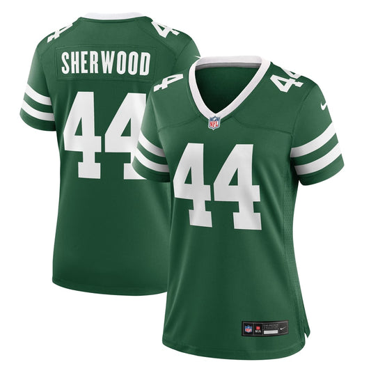 Women's New York Jets Jamien Sherwood Nike Legacy Green Game Jersey - Image 1