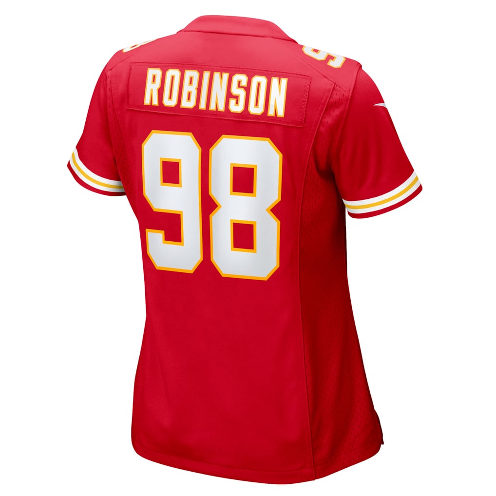 Women's Kansas City Chiefs Janarius Robinson Nike  Red Team Game Jersey - Image 4