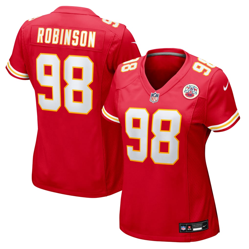 Women's Kansas City Chiefs Janarius Robinson Nike  Red Team Game Jersey - Image 1