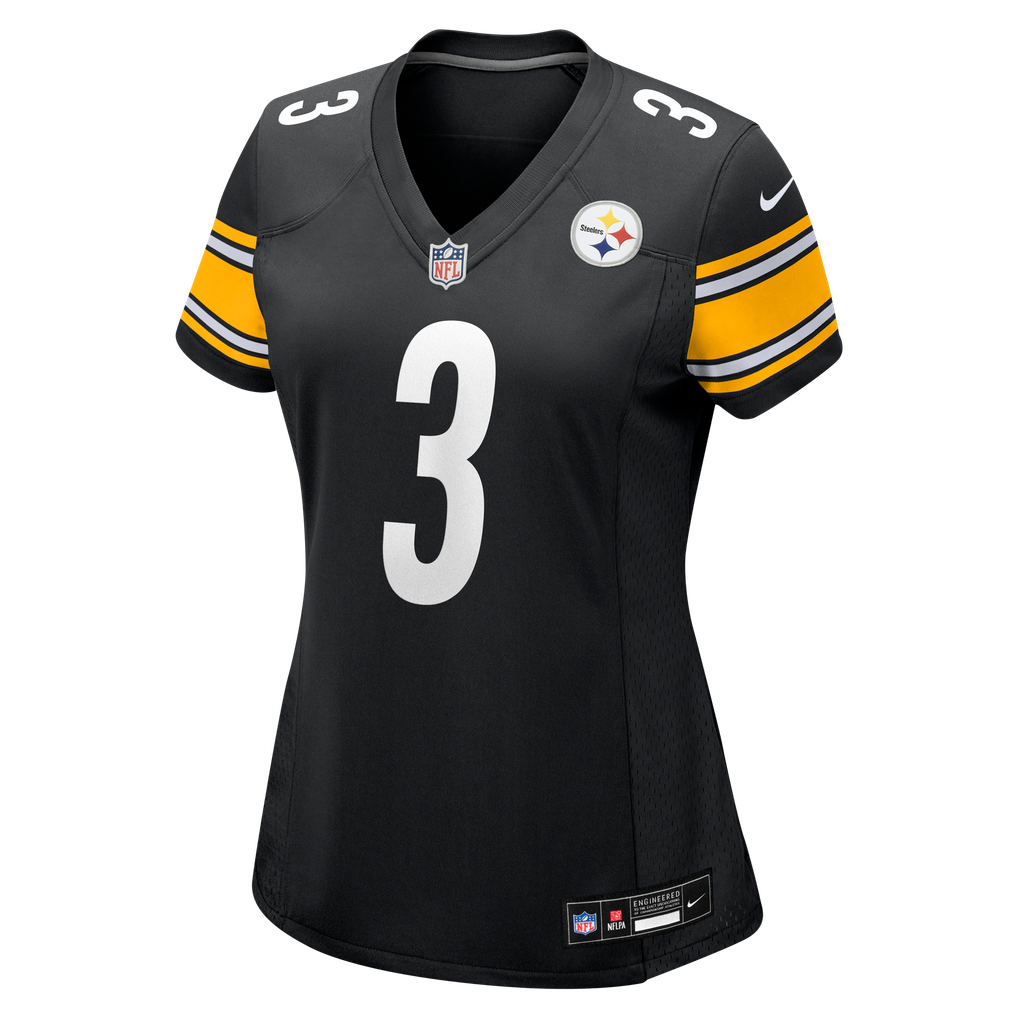 Women's Pittsburgh Steelers Jaquan Brisker Nike  Black Team Game Jersey - Image 7