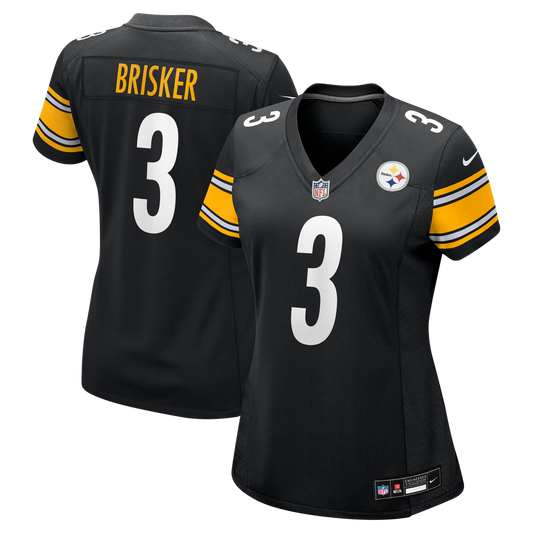 Women's Pittsburgh Steelers Jaquan Brisker Nike  Black Team Game Jersey - Image 1