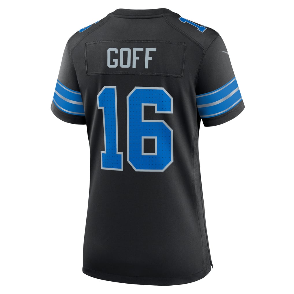 Women's Detroit Lions Jared Goff Nike Black 2nd Alternate Game Jersey - Image 4
