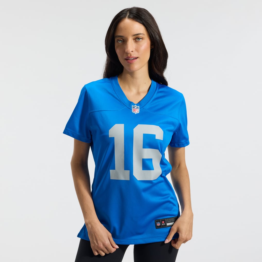 Women's Detroit Lions Jared Goff Nike Blue Alternate Game Jersey - Image 3
