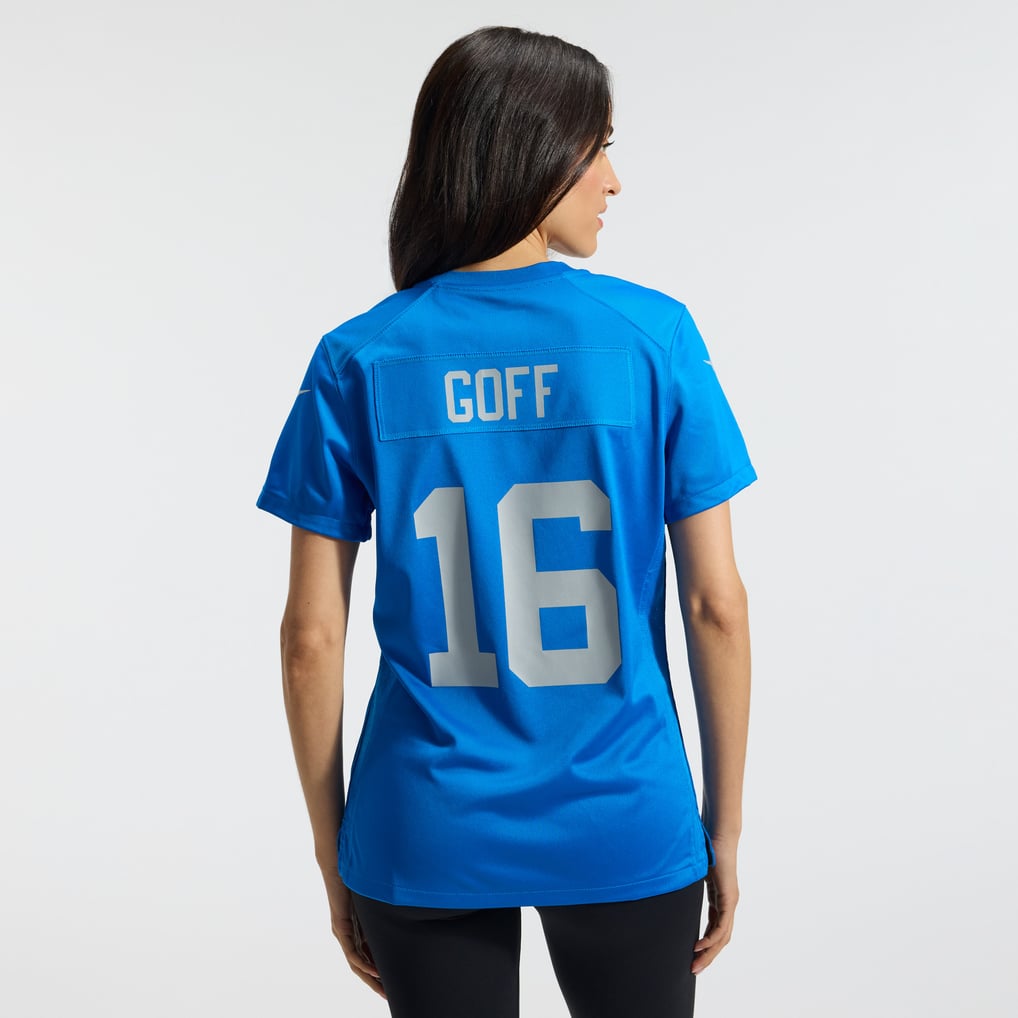 Women's Detroit Lions Jared Goff Nike Blue Alternate Game Jersey - Image 4