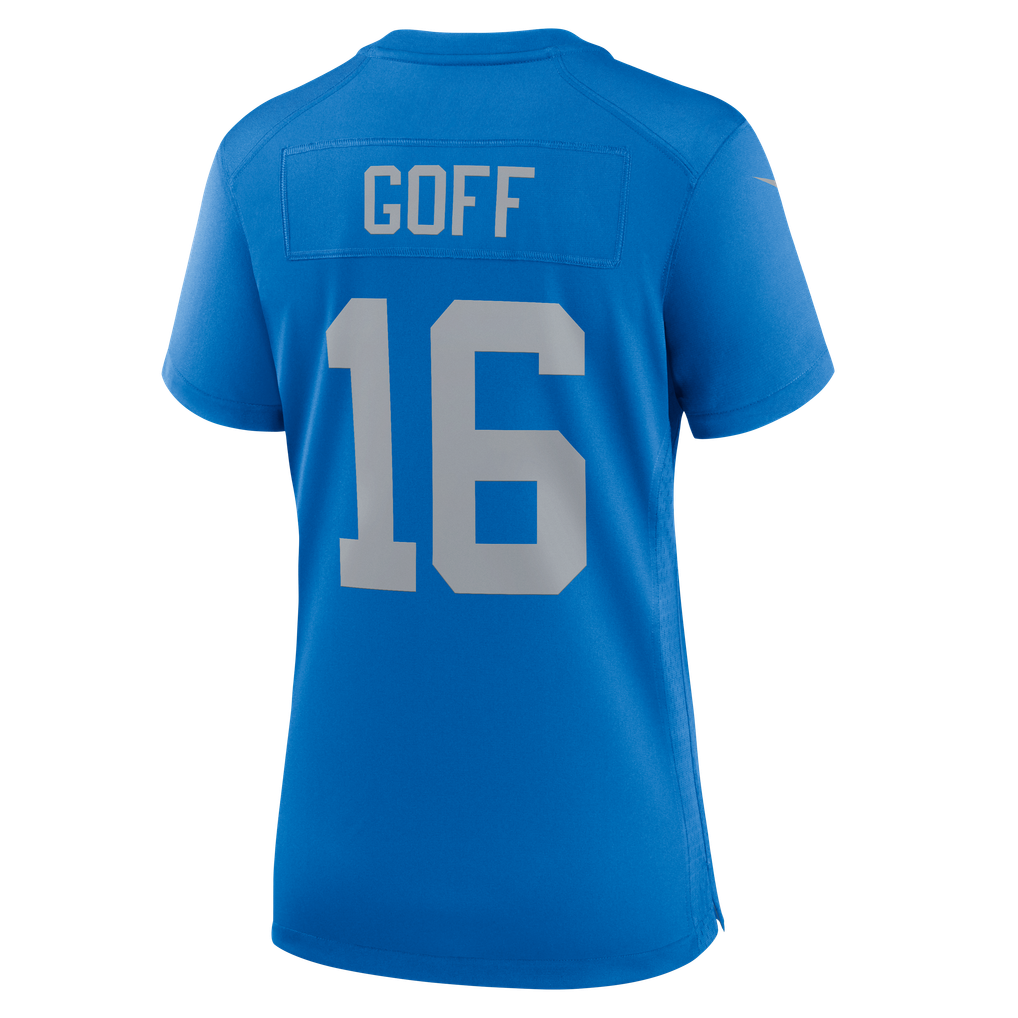 Women's Detroit Lions Jared Goff Nike Blue Alternate Game Jersey - Image 8