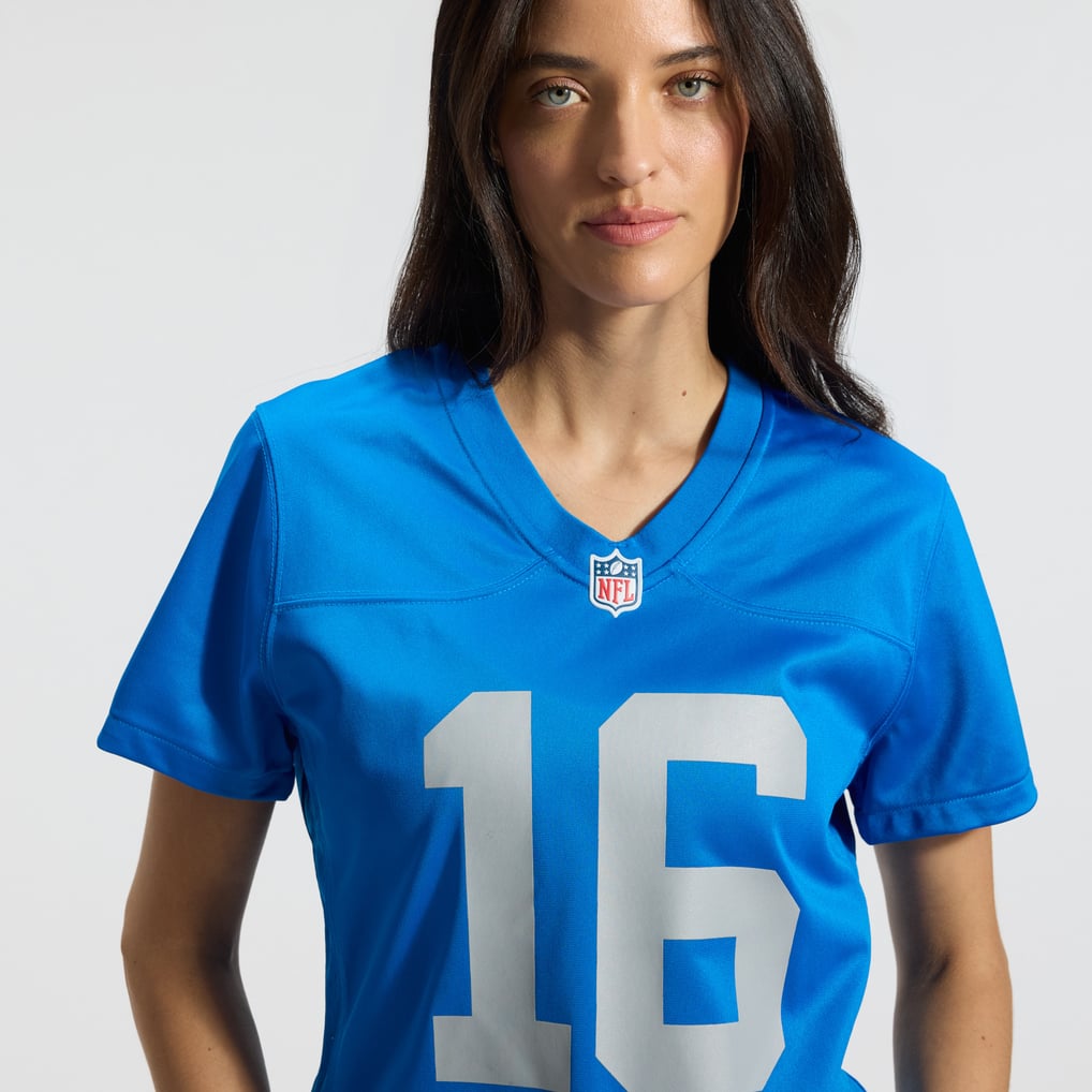 Women's Detroit Lions Jared Goff Nike Blue Alternate Game Jersey - Image 10