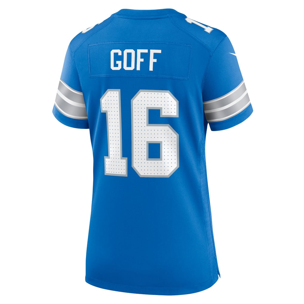 Women's Detroit Lions Jared Goff Nike Blue Game Jersey - Image 4