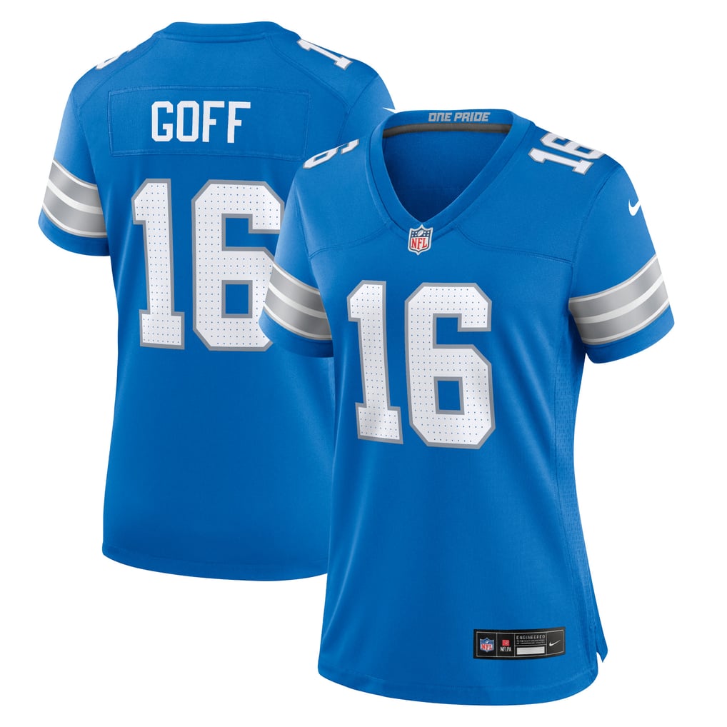 Women's Detroit Lions Jared Goff Nike Blue Game Jersey - Image 1