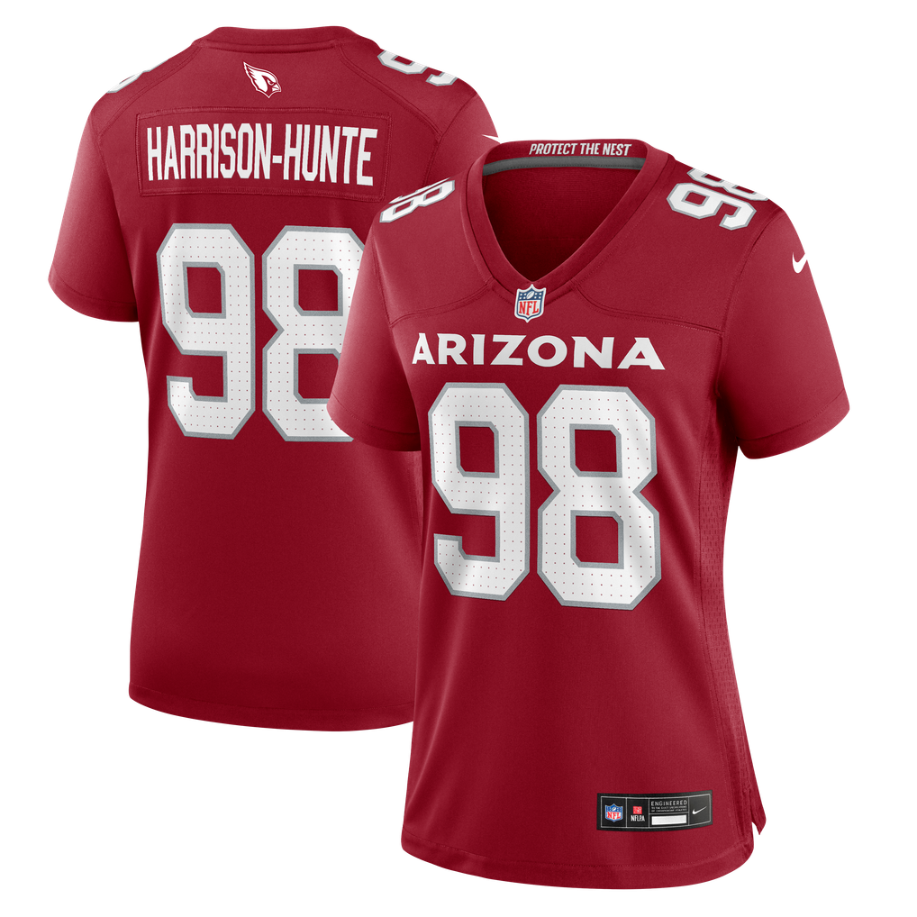 Women's Arizona Cardinals Jared Harrison-Hunte Nike Cardinal Team Game Jersey - Image 1