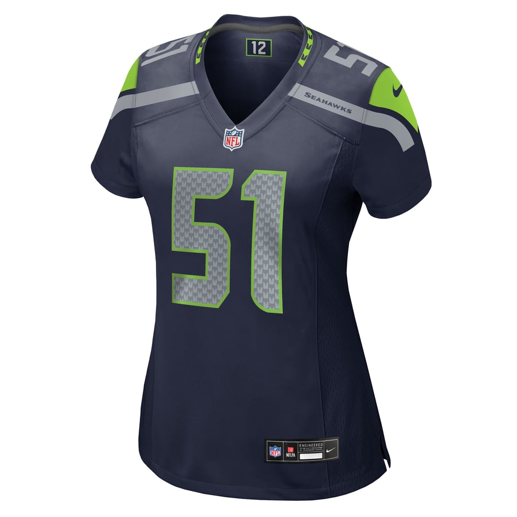Women's Seattle Seahawks Jared Ivey Nike  College Navy Team Game Jersey - Image 3