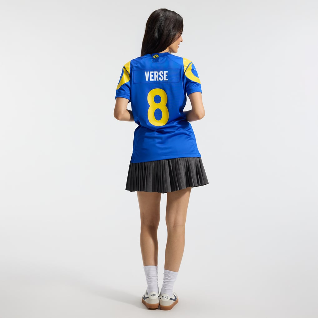 Women's Los Angeles Rams Jared Verse Nike Royal Game Jersey - Image 6