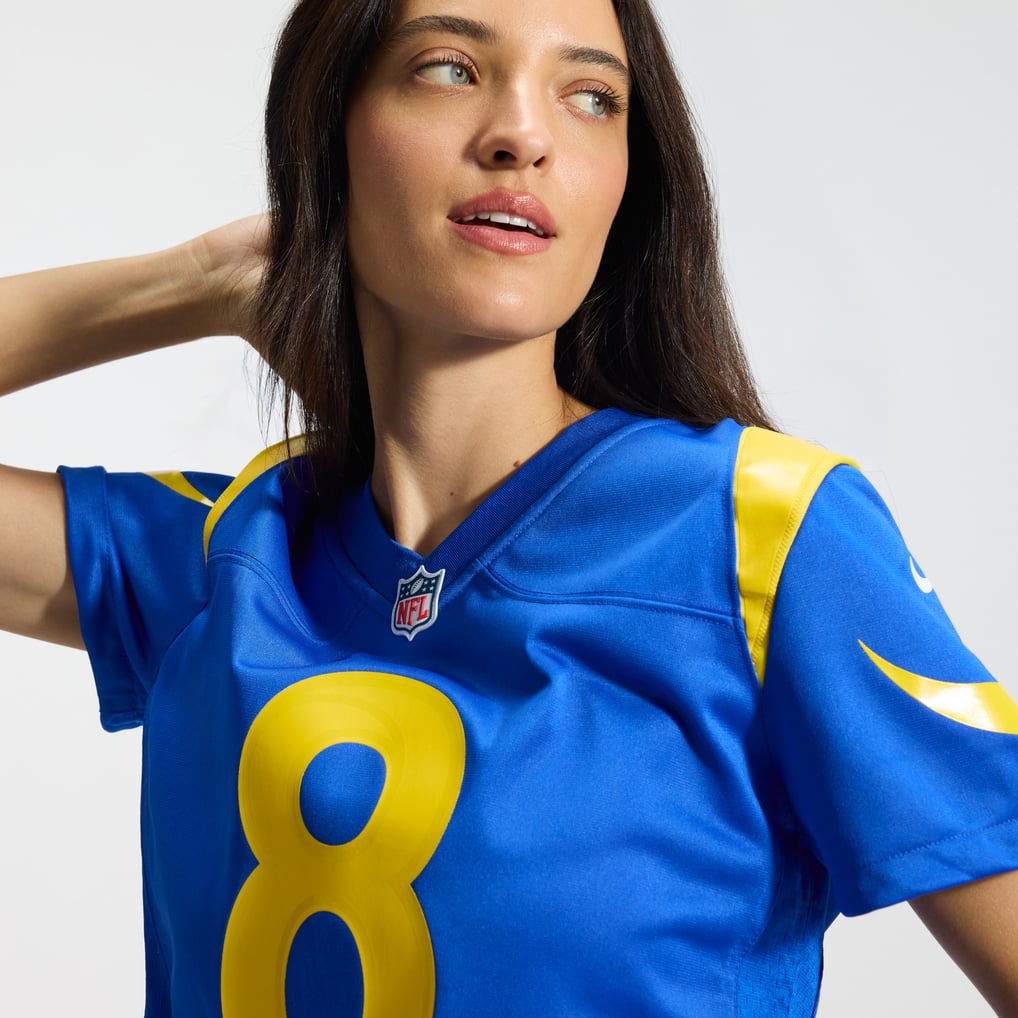 Women's Los Angeles Rams Jared Verse Nike Royal Game Jersey - Image 10
