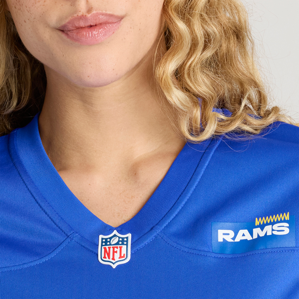 Women's Los Angeles Rams Jared Verse Nike  Royal Team Game Jersey - Image 9