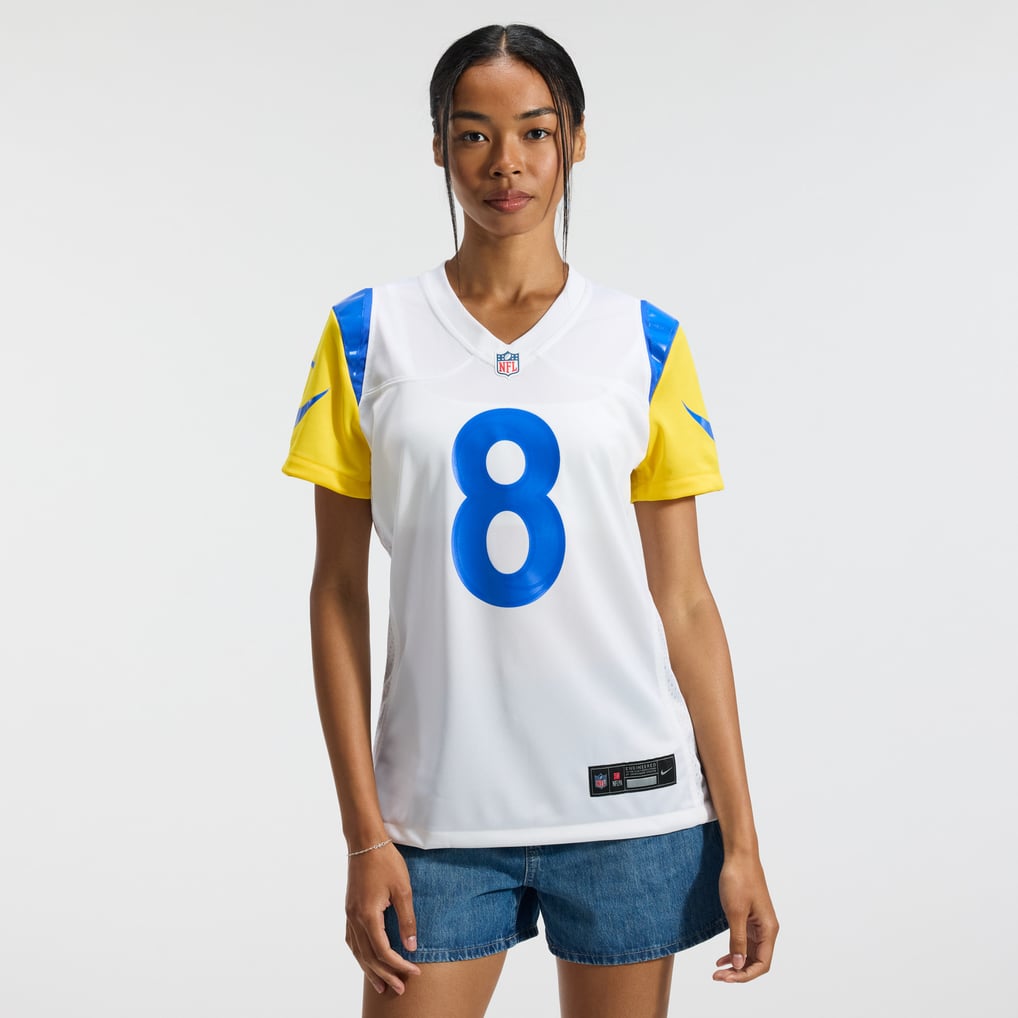 Women's Los Angeles Rams Jared Verse Nike White Game Jersey - Image 3