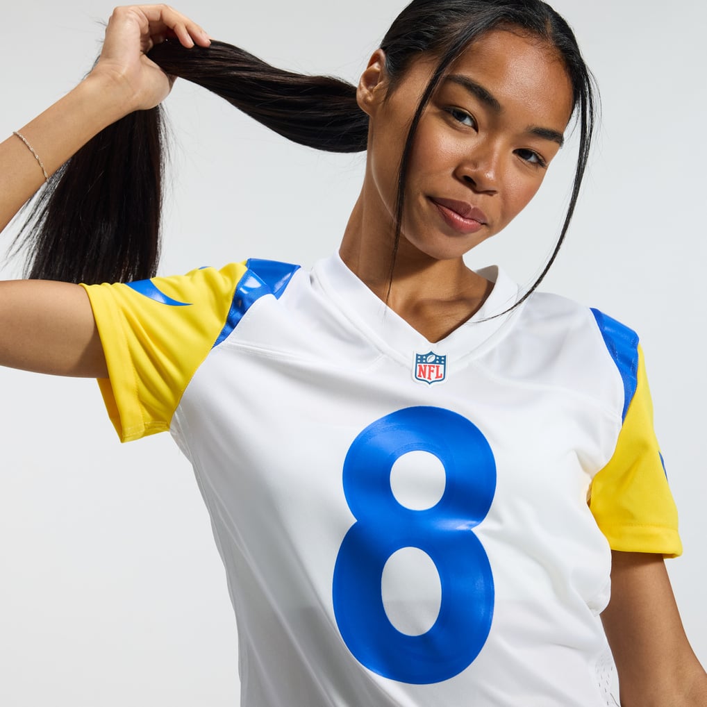 Women's Los Angeles Rams Jared Verse Nike White Game Jersey - Image 10