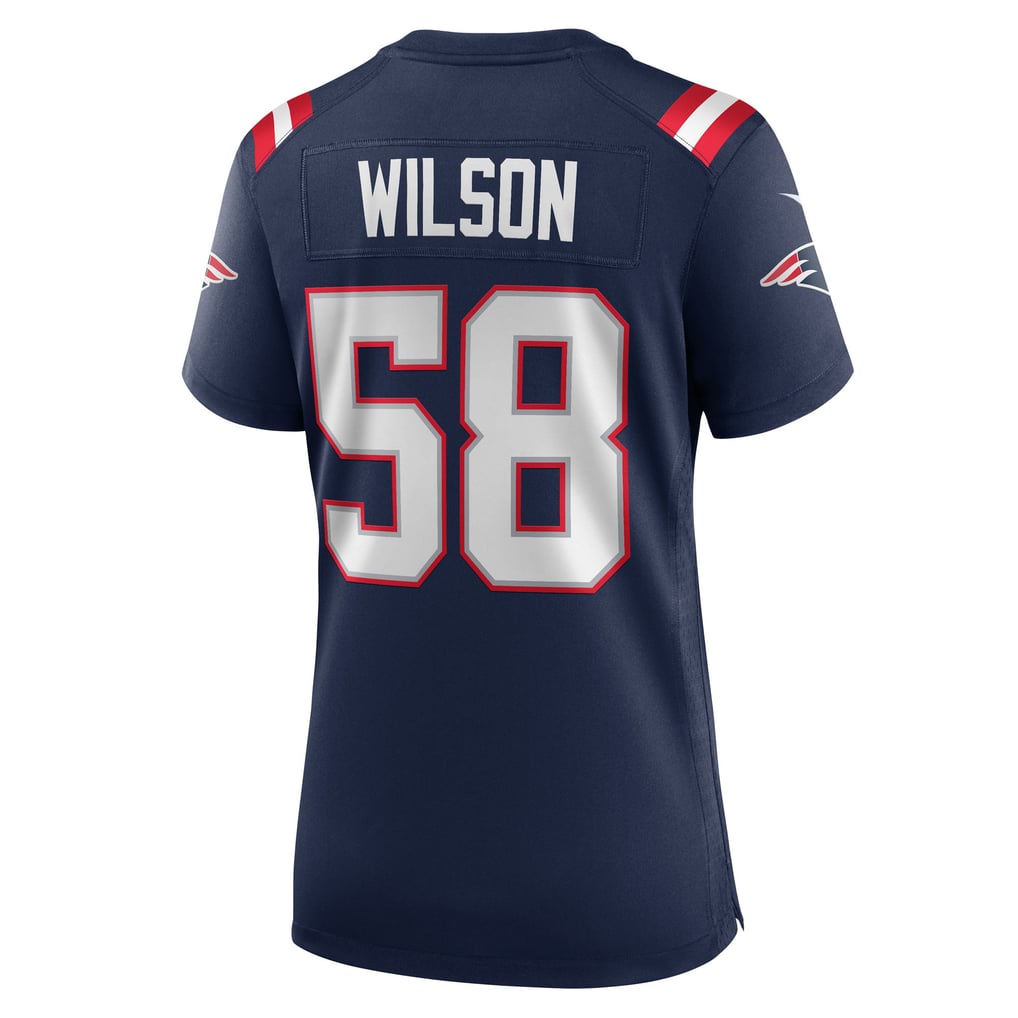 Women's New England Patriots Jared Wilson Nike  Navy Team Game Jersey - Image 4
