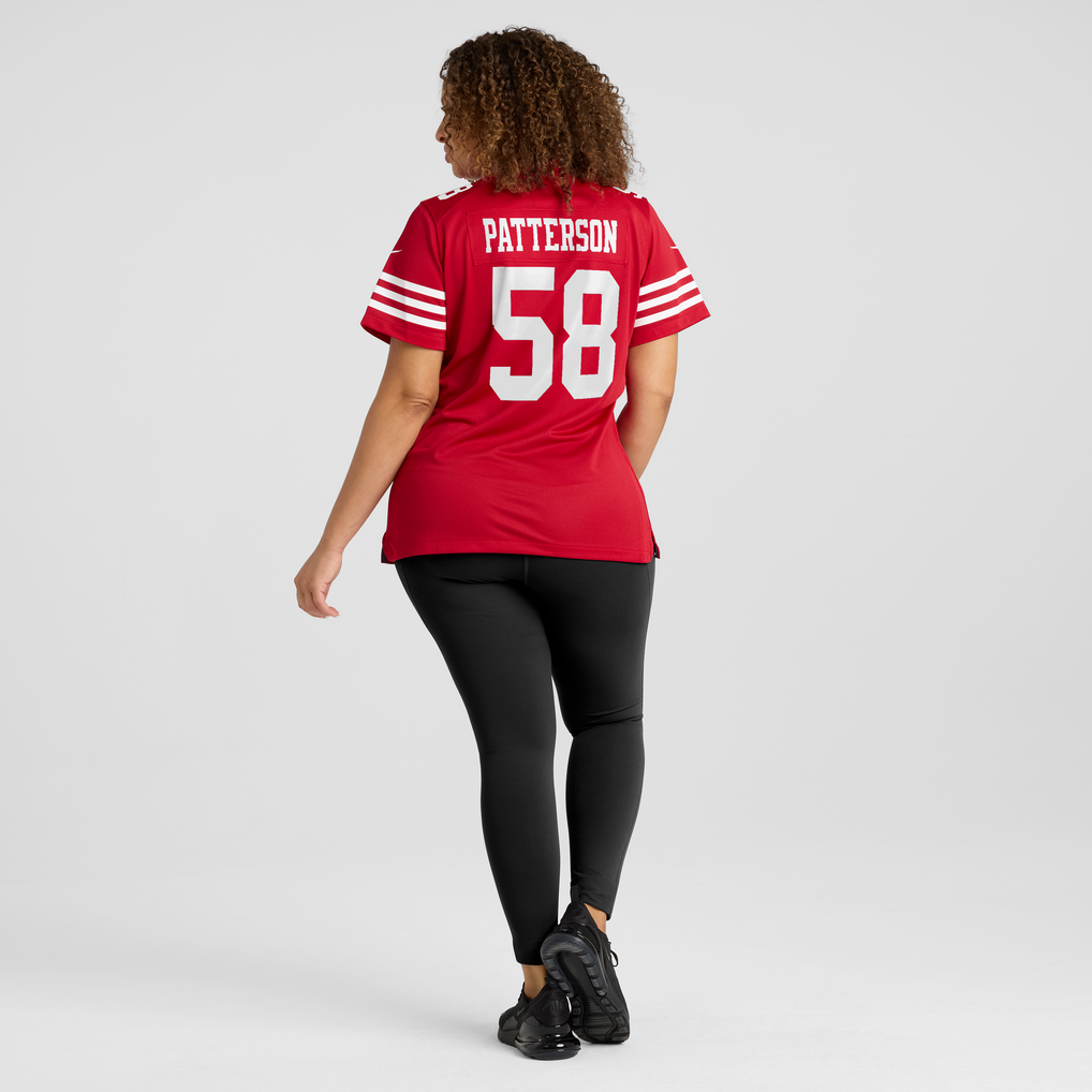 Women's San Francisco 49ers Jarrett Patterson Nike Scarlet Team Game Jersey - Image 6
