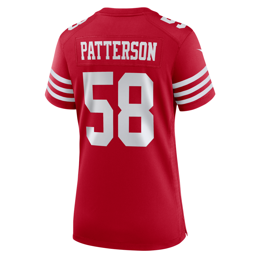 Women's San Francisco 49ers Jarrett Patterson Nike Scarlet Team Game Jersey - Image 8