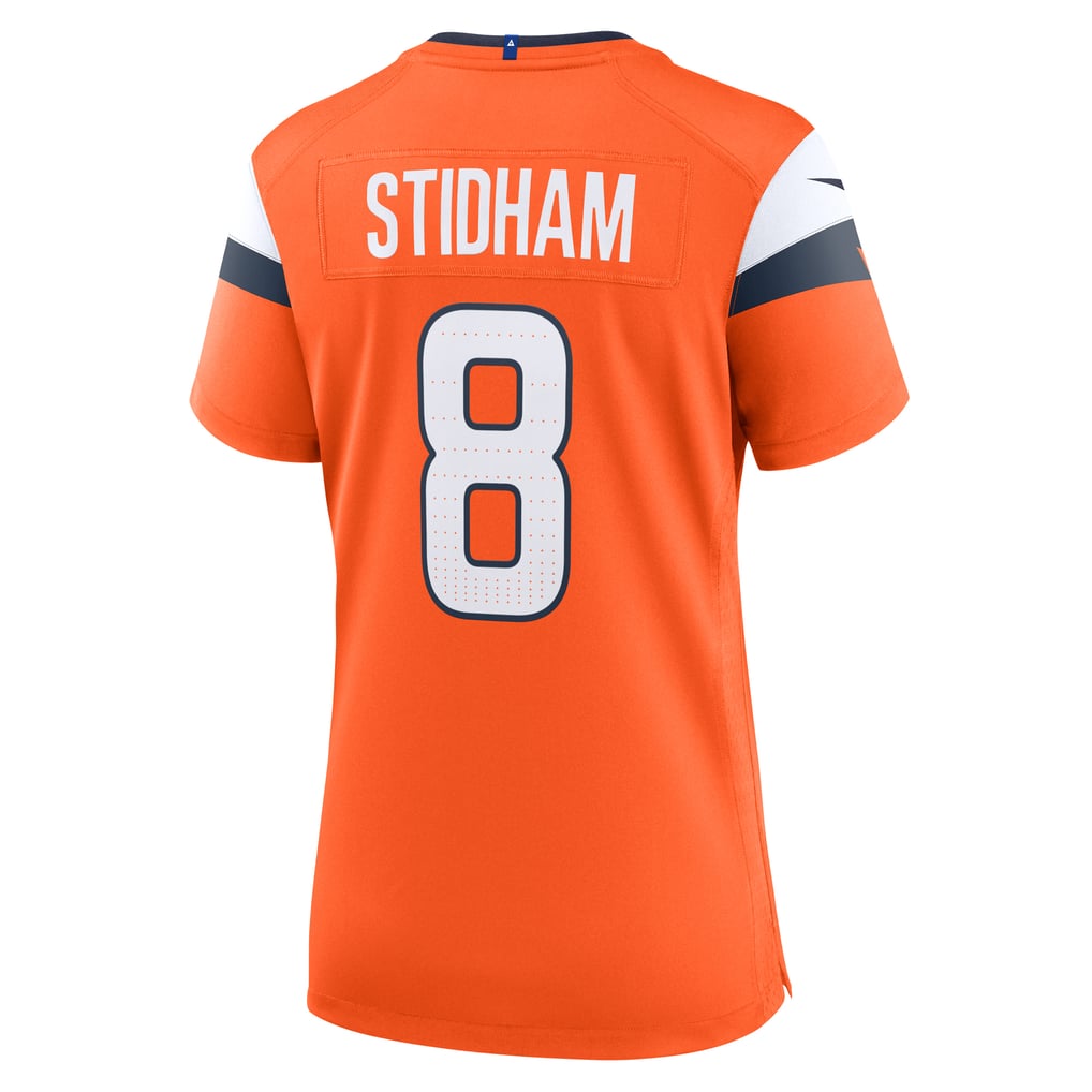 Women's Denver Broncos Jarrett Stidham Nike  Orange Team Game Jersey - Image 4